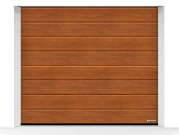 Hörmann Garagentor Sektionaltor Lpu Renomatic Light Woodgrain Terrabraun – Eleganz und Funktionalität für Ihre Garage