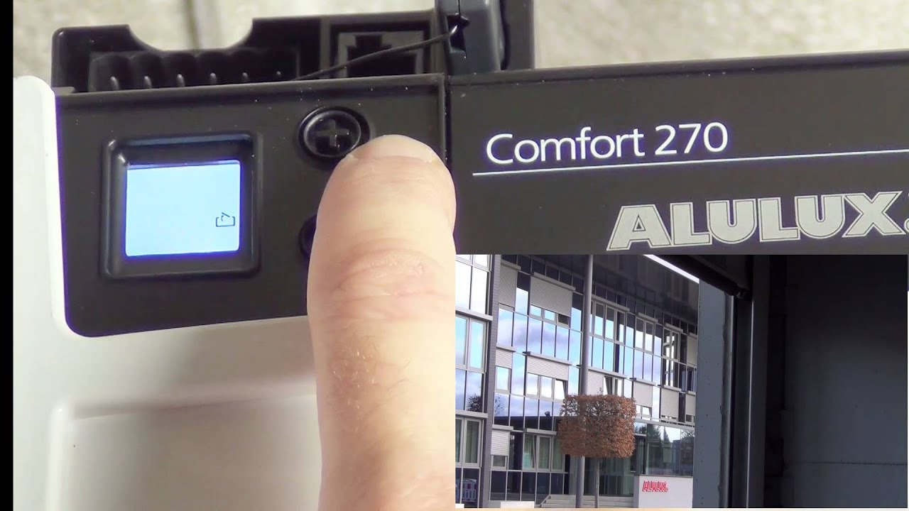 Alulux Comfort 220 Garagentor Endpositionen Neu Programieren