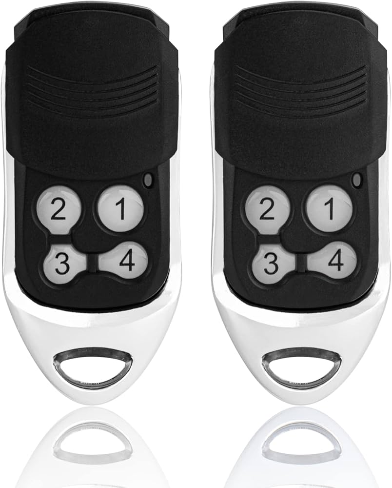 Garagentor Handsender Über Chamber Einstellbar 2 Druckknöpfe – Intelligente Fernbedienung für Moderne Tore