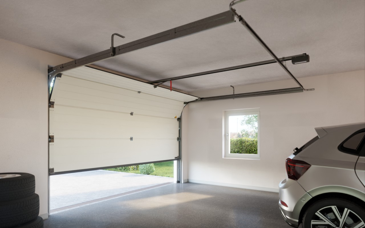 Hörmann Garagentor Sektionaltor L-Sicke Decograin Titan Metallic – Stil, Sicherheit und Innovation für Ihr Zuhause