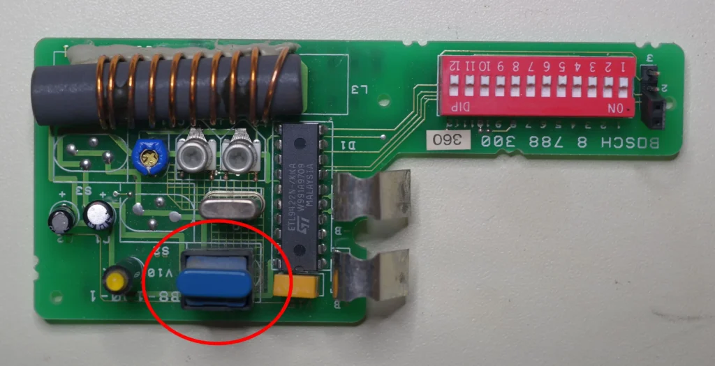 Bosch Handsender Garagentor Grüne Diode Programmieren