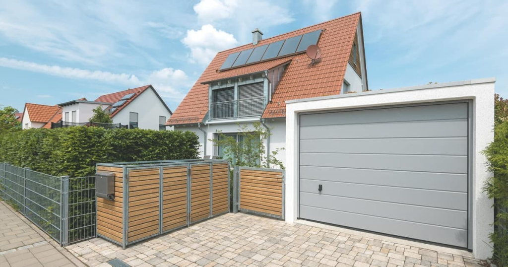 Errichtung Eines Garagentors An Offenen Tiefgaragenstellplätzen