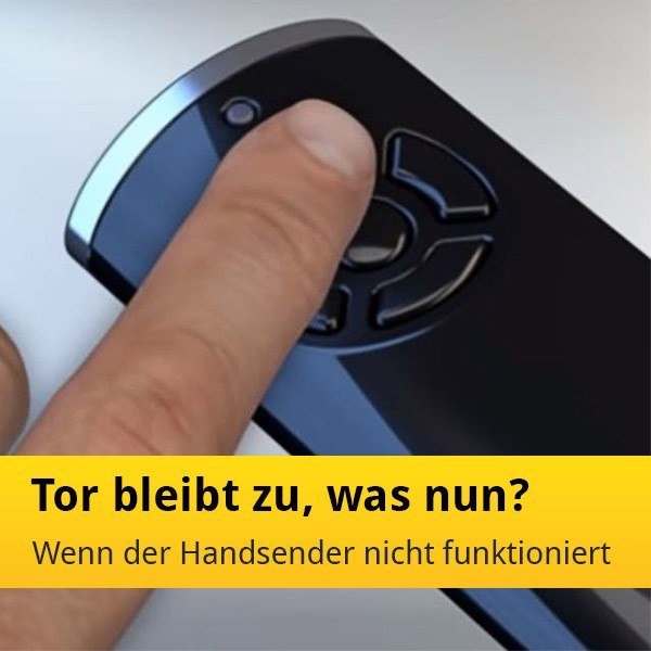 Hörmann Garagentor Öffnet Nicht Mit Fernbedienung