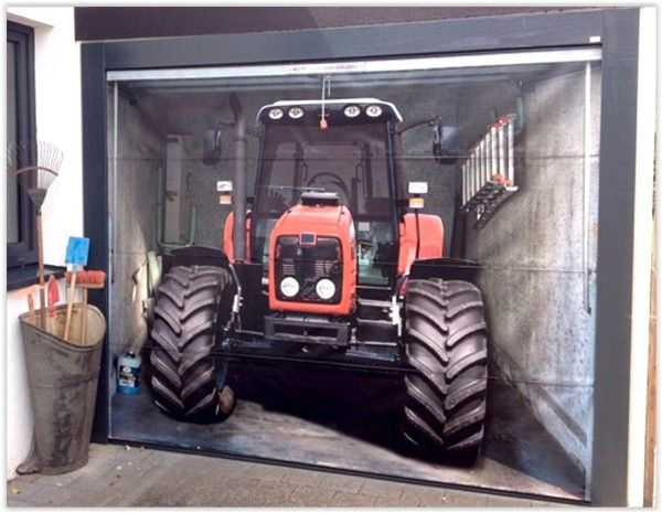 Garagentor Bilder Selber Malen Mit Traktor