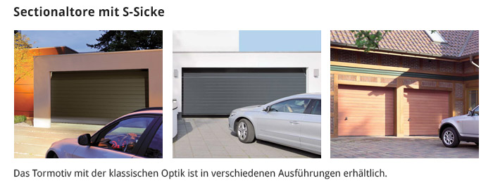 Garagentor Unterschiede L Sicle M Sicke