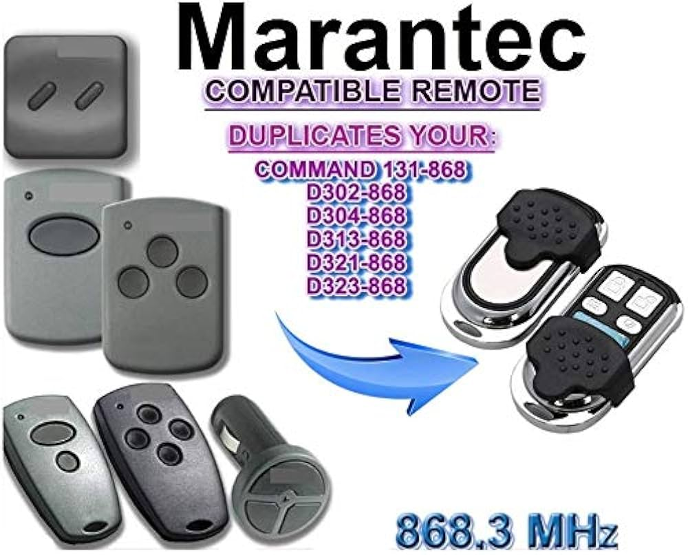 Universal Fernbedienung 868 3 Garagentor Programmieren – Anleitung