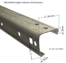 Unterer Anschlagwinkel aus VA für Garagentor – Guide