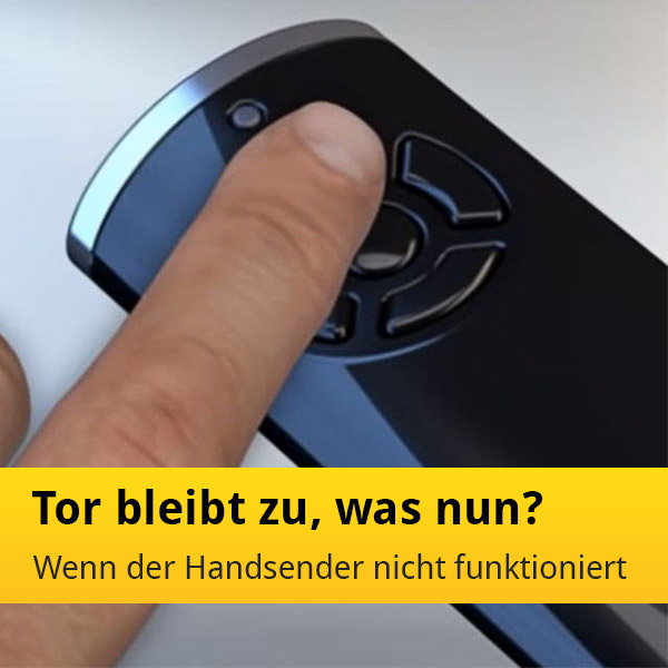 Sol Ich Neu Garagentor Fernbedienung Programiren? Anleitung