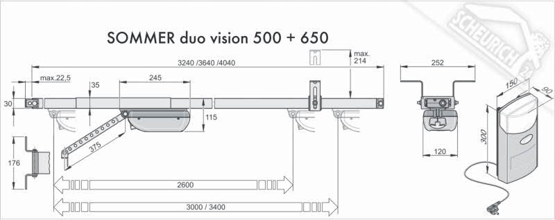 Sommer Garagentor Duo Vision Lampe Anschließen