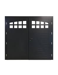 Garagentor 2 Flügelig Mit Fenster