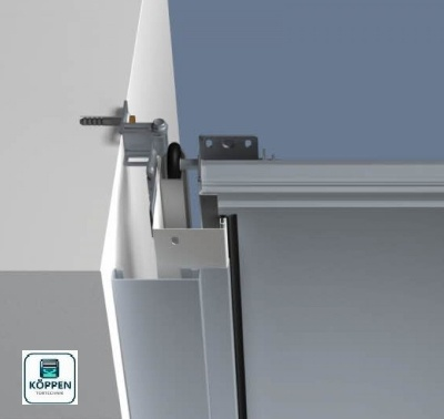 Verzinktes Stahprofil für Renovierungsblenden an Garagentoren